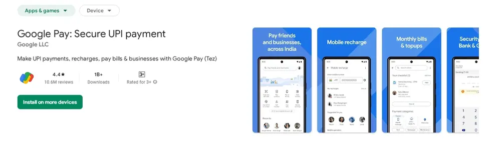 Fastag recharge online via google pay